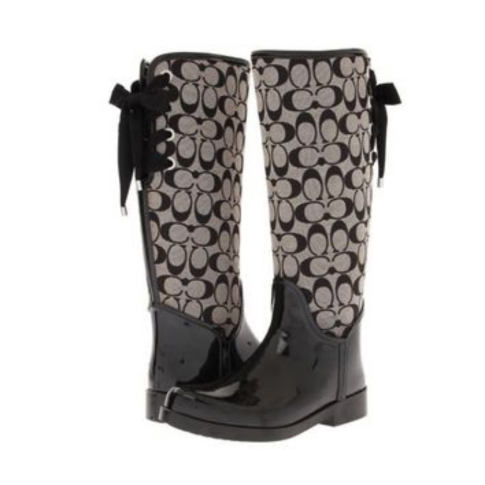 Coach rain boots - Picture 1 of 8